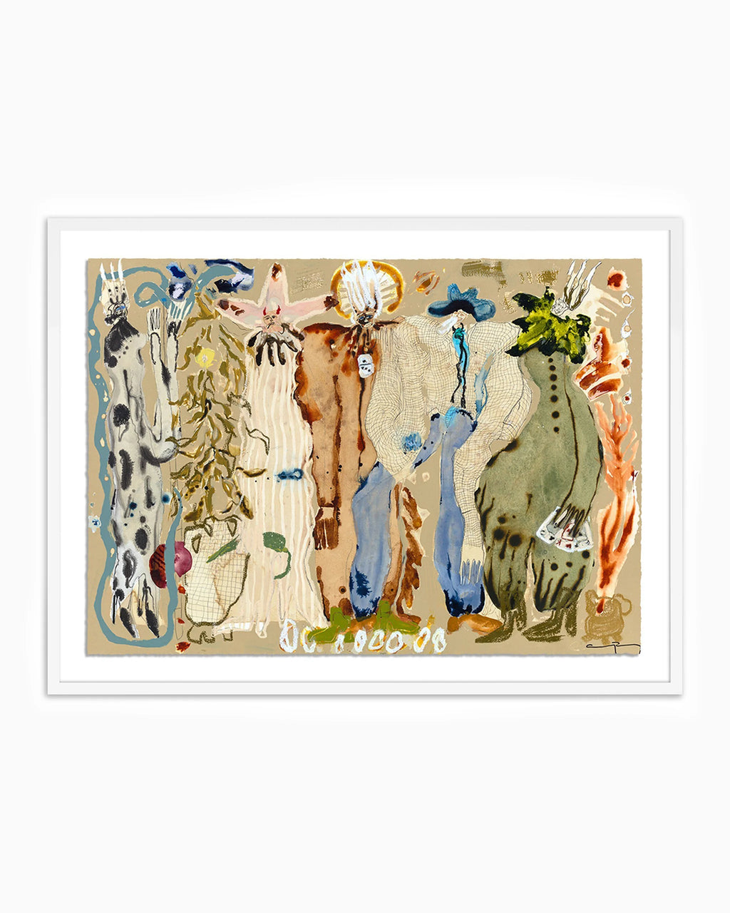 Femme serpent aux yeux bleus