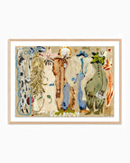 Femme serpent aux yeux bleus