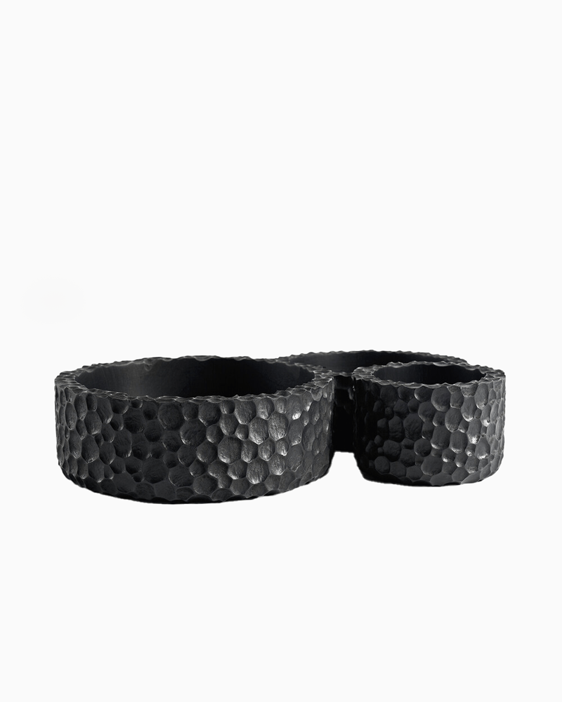 Ensemble de bols hachés