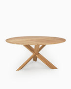 Table à manger d'extérieur circulaire