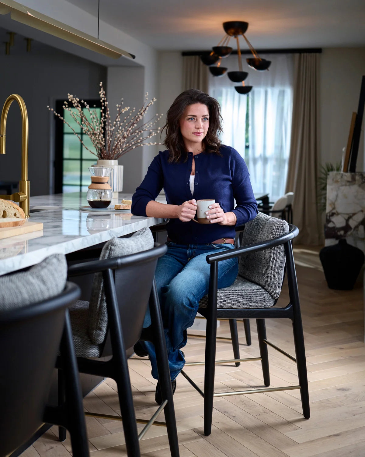 Tabouret de comptoir Dillon