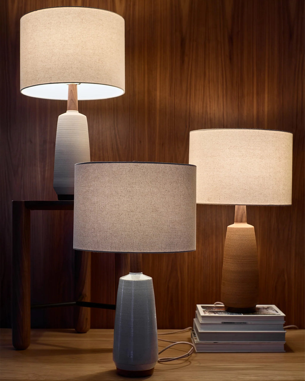 Lampe de table dorée