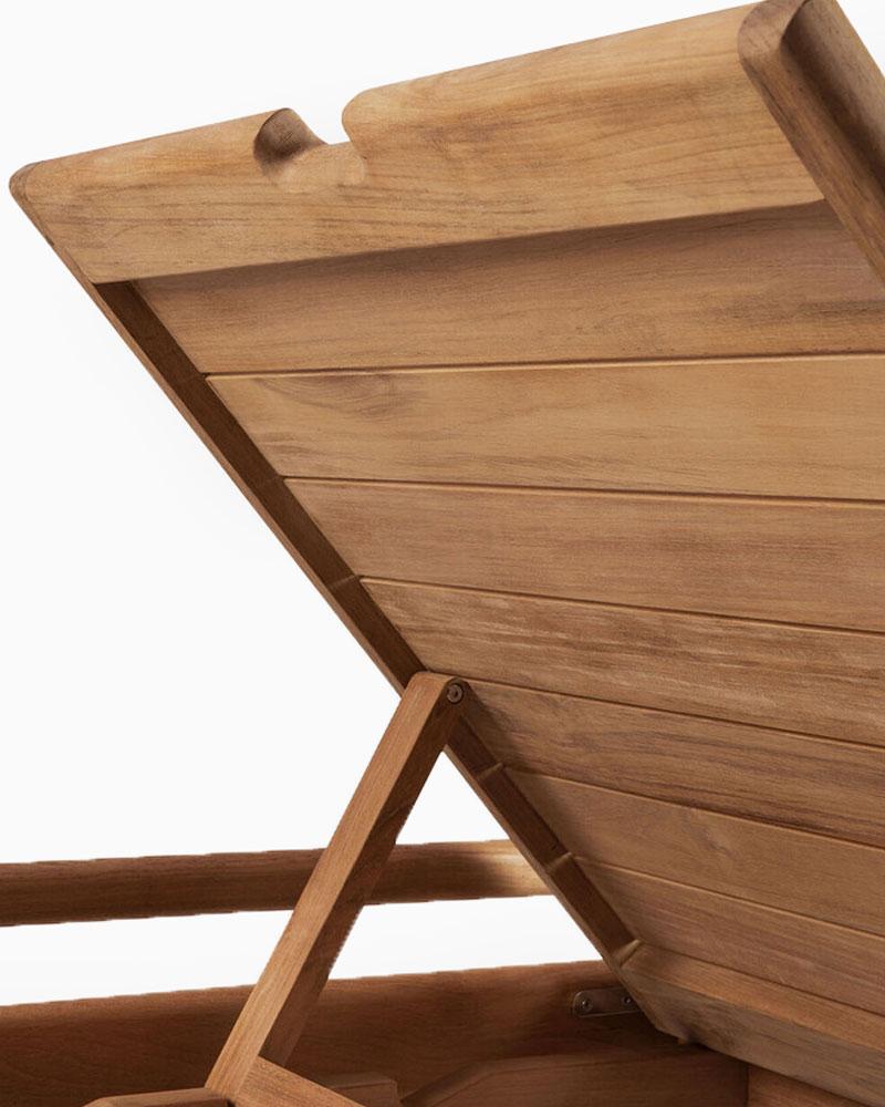 Chaise longue réglable d'extérieur Jack