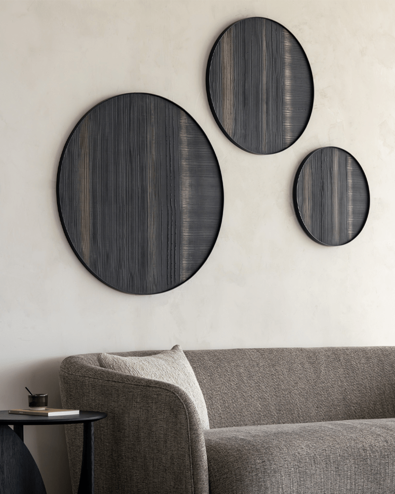 Art mural en argile superposée