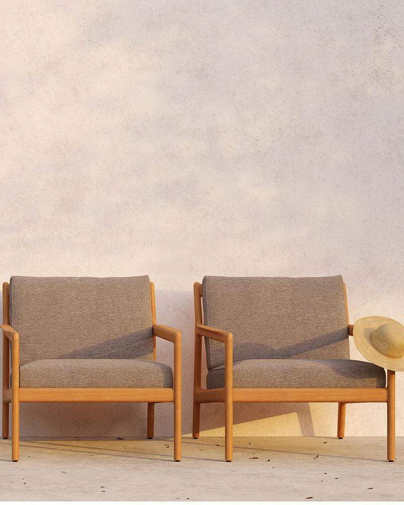 Chaise longue d'extérieur Jack