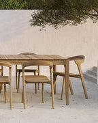 Chaise de salle à manger d'extérieur Bok