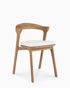 Chaise de salle à manger d'extérieur Bok