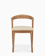 Chaise de salle à manger d'extérieur Bok