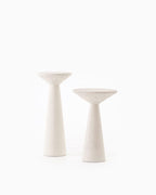 Tables d'appoint Ravine en béton, ensemble de 2