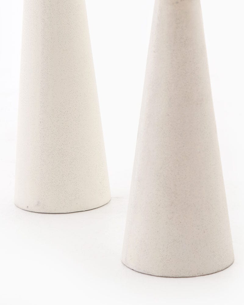 Tables d'appoint Ravine en béton, ensemble de 2