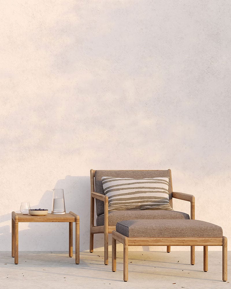 Coussin d'extérieur à rayures