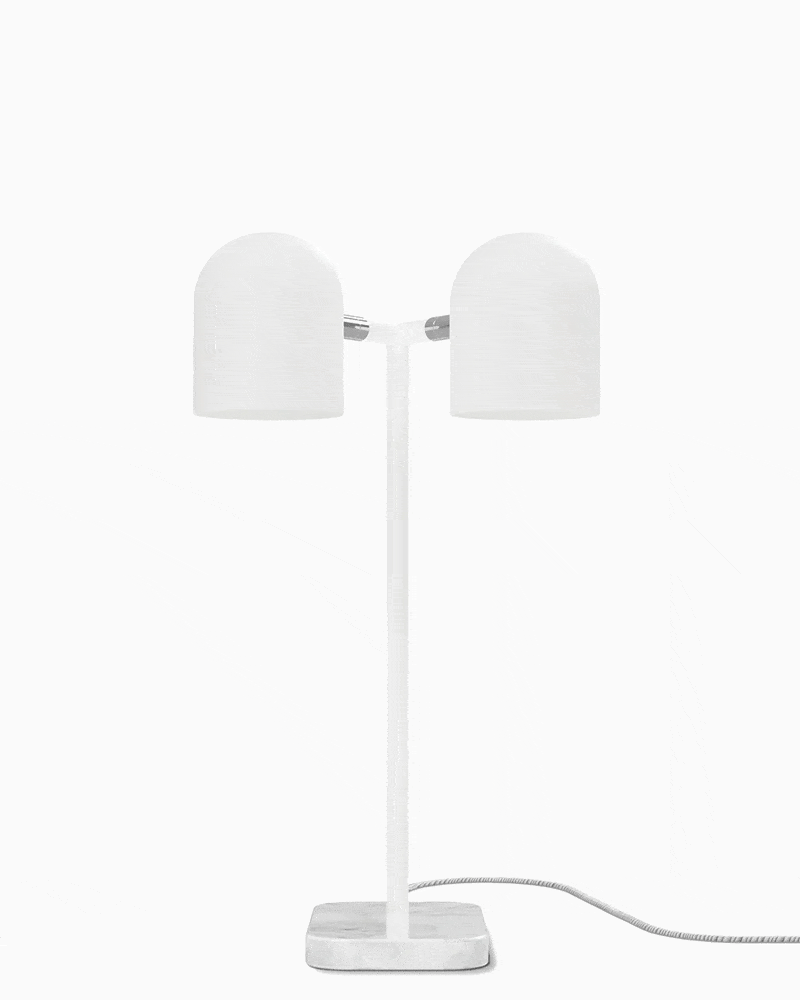 Lampe de table tandem