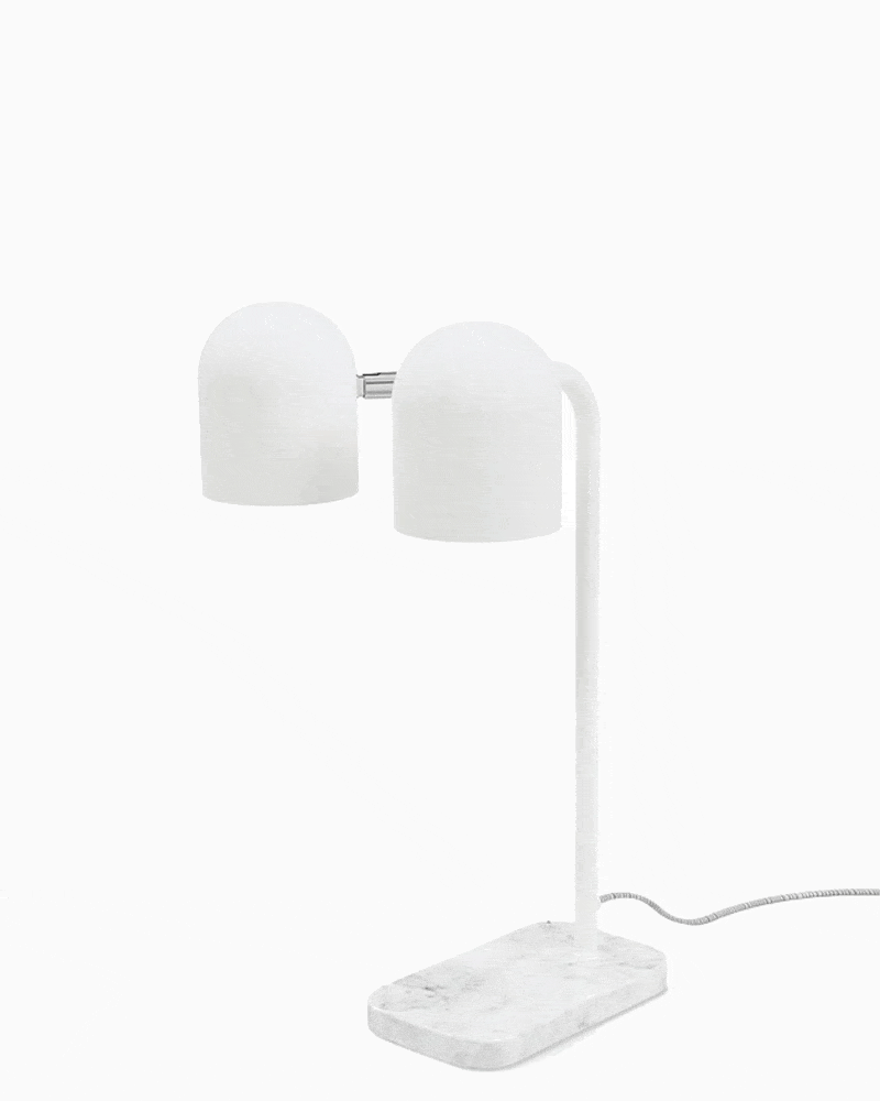 Lampe de table tandem