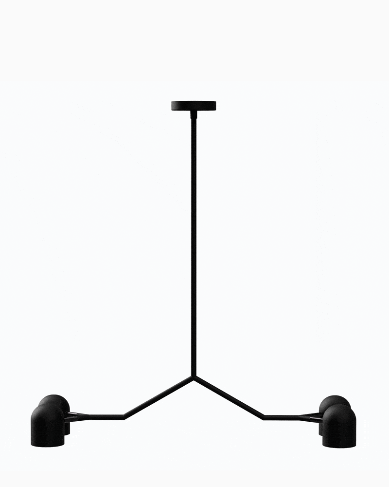 Pendentif tandem à 4 têtes