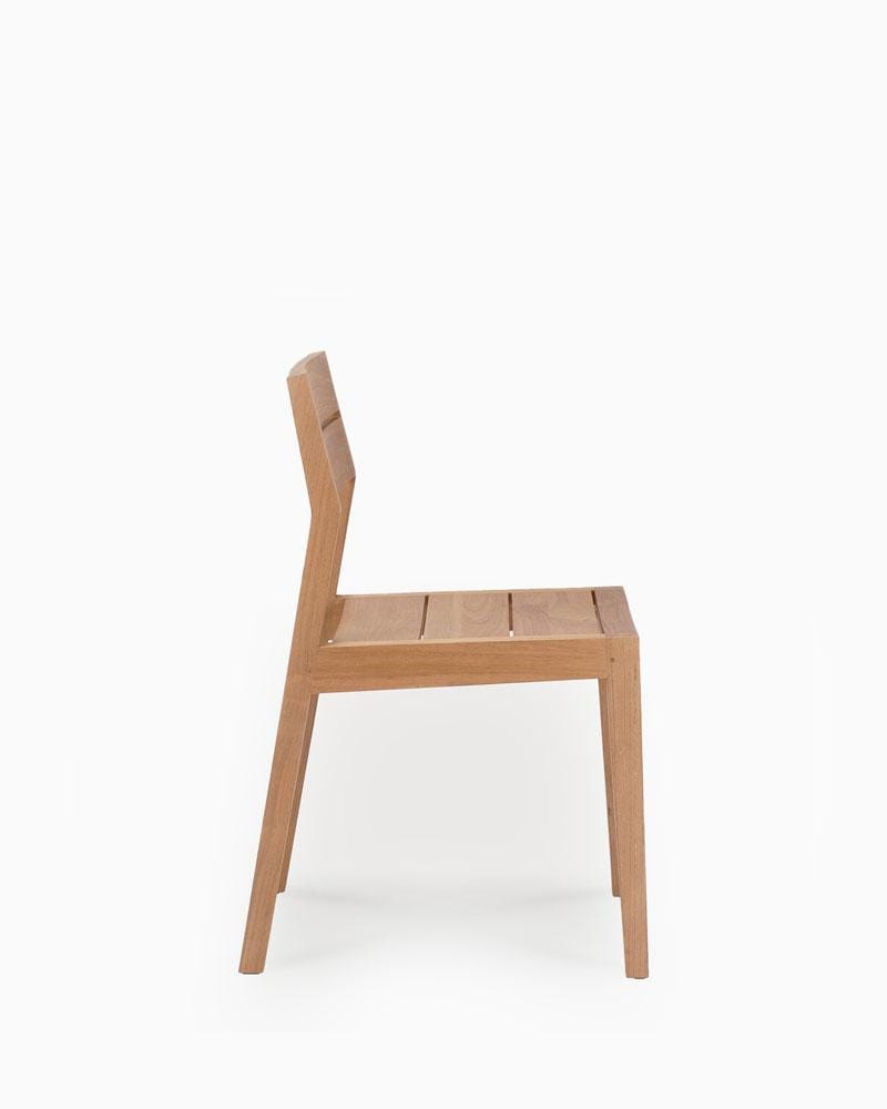 Chaises de salle à manger d'extérieur en teck