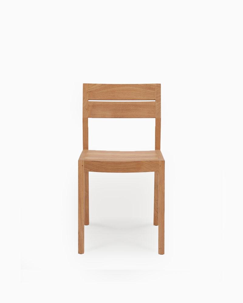 Chaises de salle à manger d'extérieur en teck